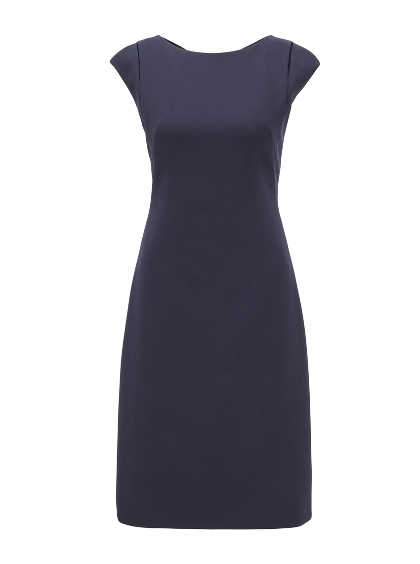 HUGO BOSS Dileky slash shoulder dress at Ede & Ravenscroft, Madeleine ...